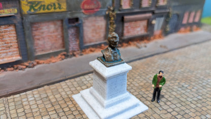 "Abraham Lincoln" Büste Denkmal Bronze Kupfer - Spur H0 (1:87)