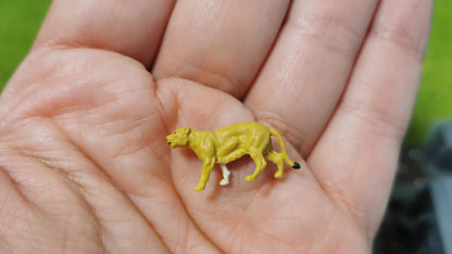 2x Löwen Löwe Figuren Set Tiere 1:87 (H0) - bemalt