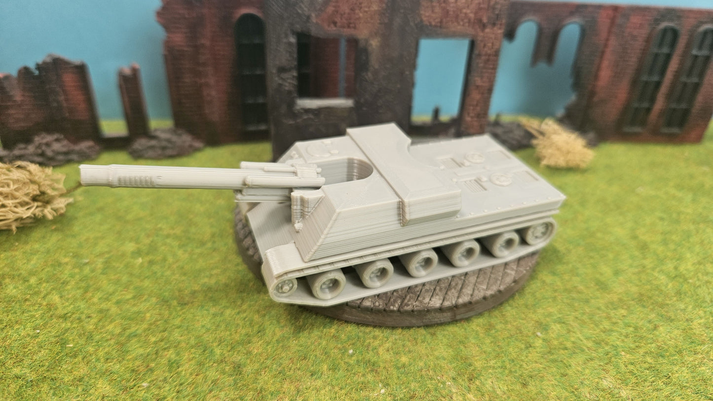 Lorraine 155 französische Prototyp Selbstfahrlafette