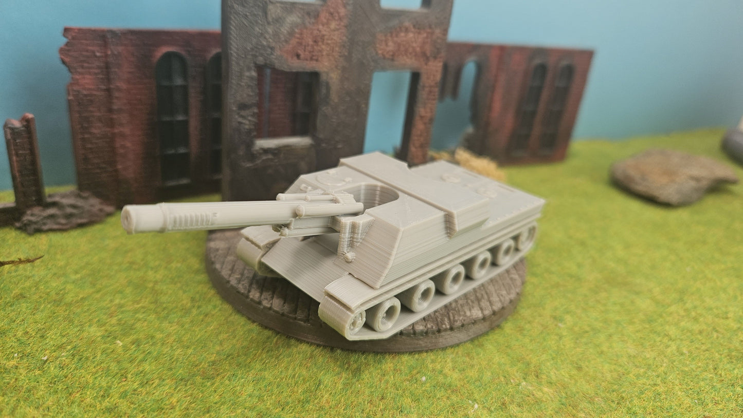 Lorraine 155 französische Prototyp Selbstfahrlafette