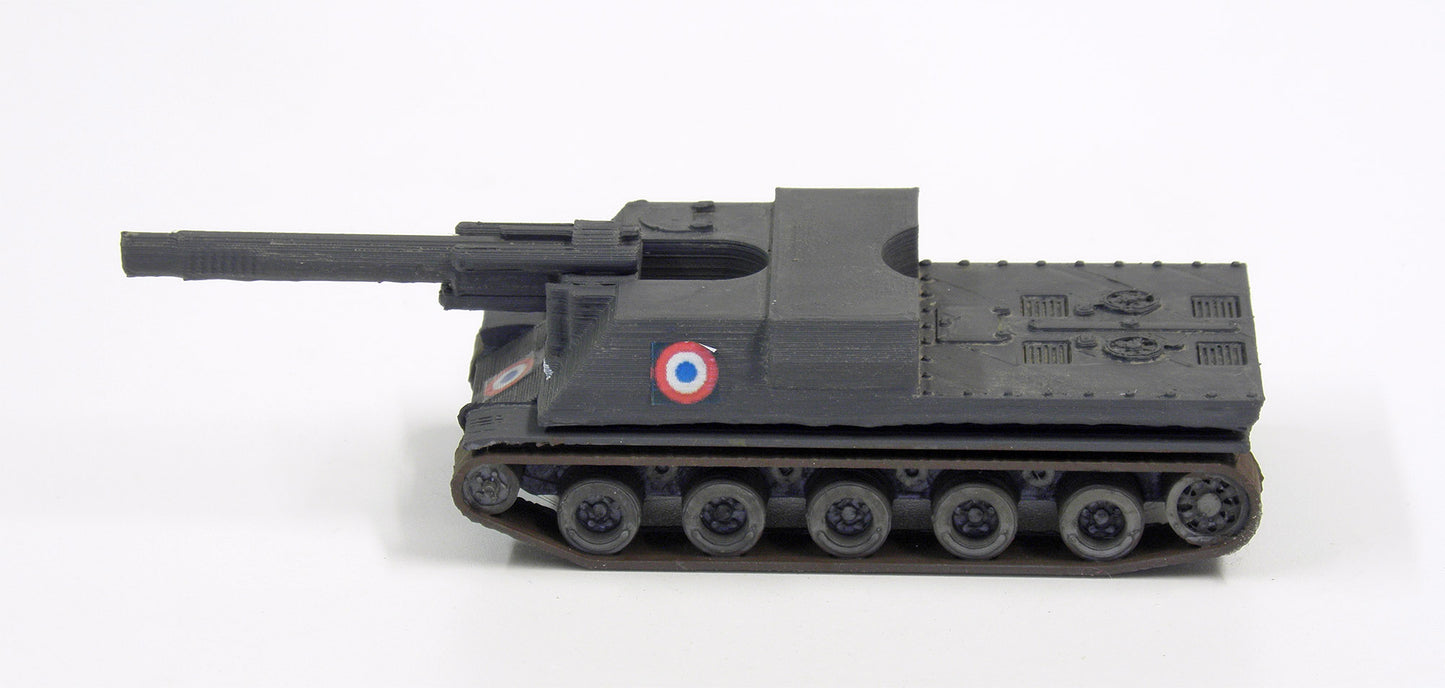 Lorraine 155 französische Prototyp Selbstfahrlafette