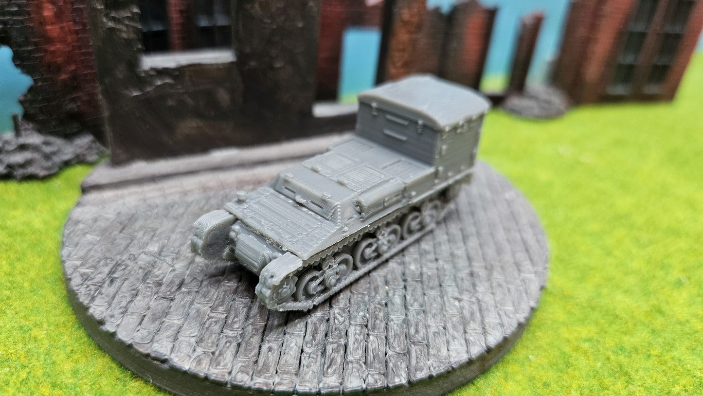 Lorraine 38L leicht gepanzertes Kettenfahrzeug mit Plane