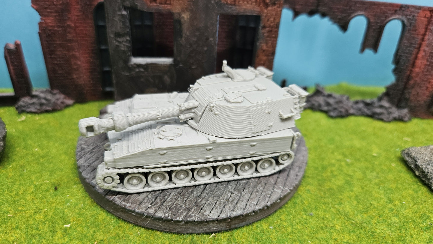 M109A2 US Panzerhaubitze mit 155mm inkl. kurzer+langer Kanone