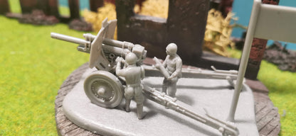 Russische 122 mm Haubitze M1938 (M-30) + Figuren 1:72 - unbemalt