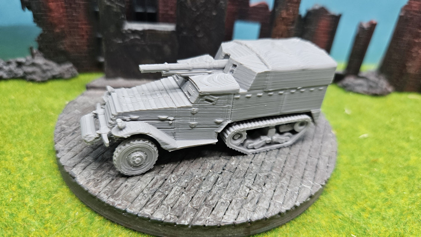 M3 GMC US Panzerjäger mit 75 mm-Kanone "Plane"