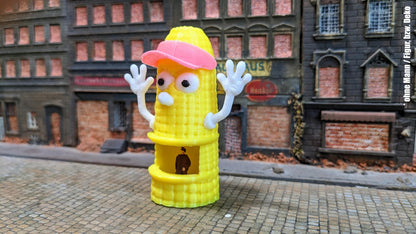 Maiskolben Verkaufsstand lustige Jahrmarktbude