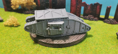 Mark V "Female" Solidframe britischer WW1 Panzer