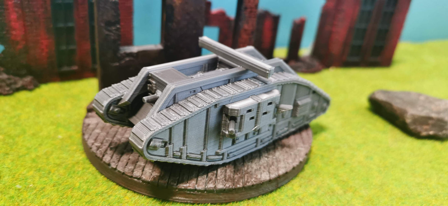 Mark V "Female" britischer WW1 Panzer