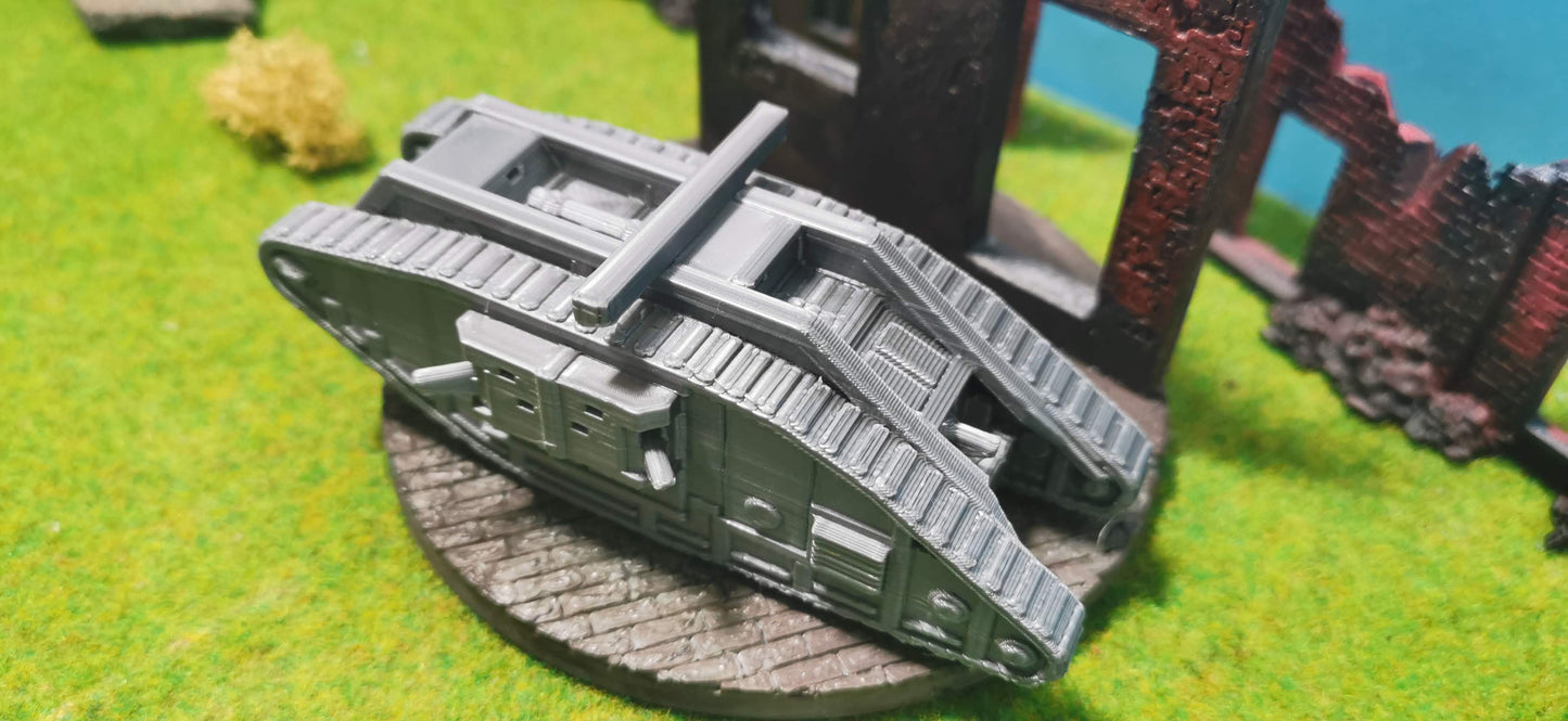 Mark V "Female" britischer WW1 Panzer