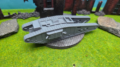 Mark IV "Female" mit Tadpole Trail britischer WW1 Panzer