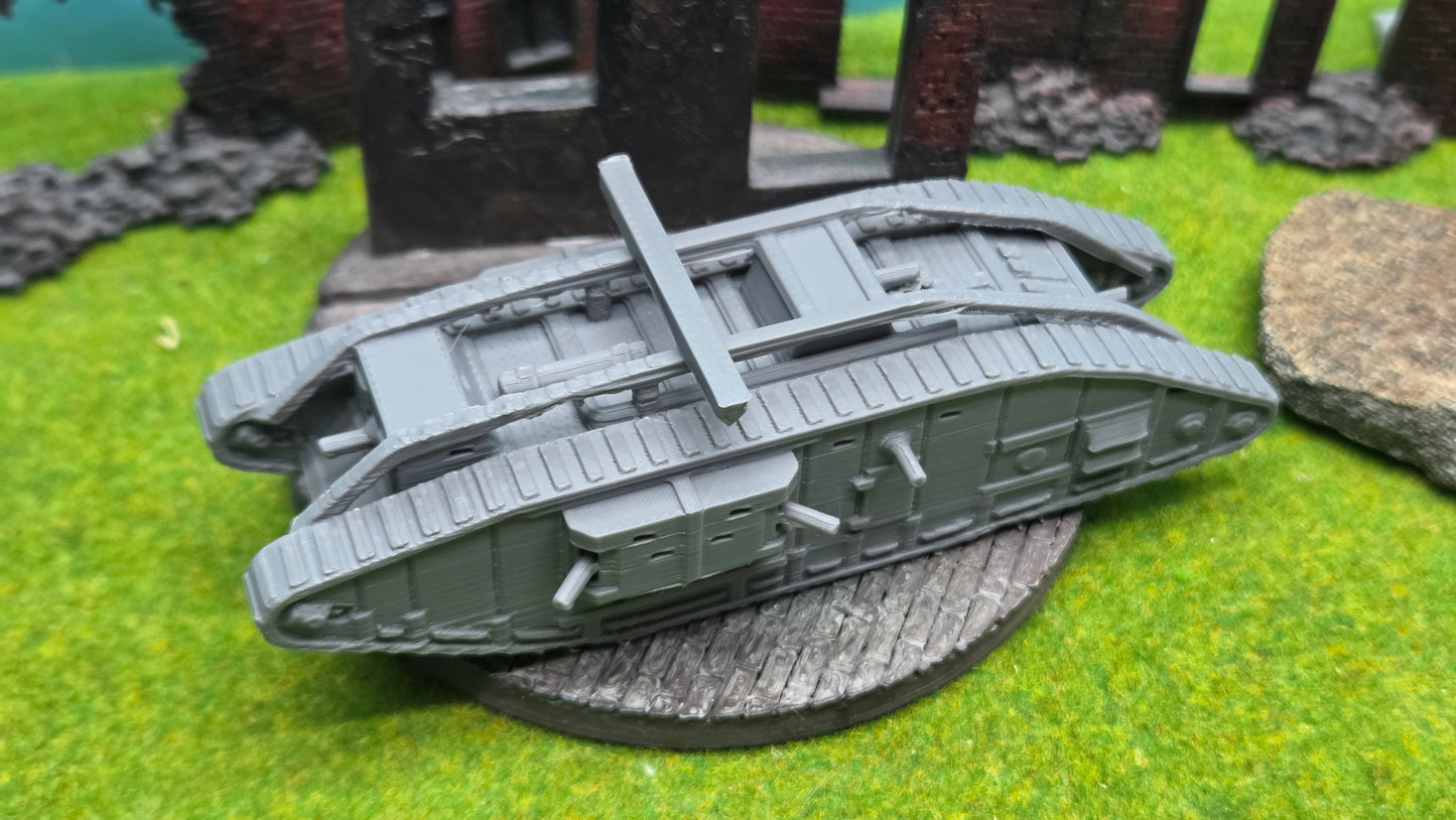 Mark V Star "Female" britischer WW1 Panzer