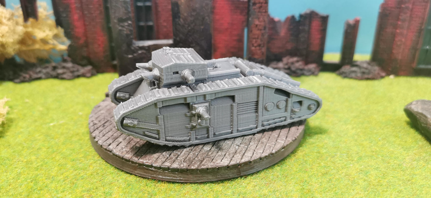 Medium Mark B britischer WW1 mittlerer Panzer