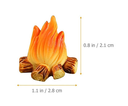 Mini Feuerstelle Lagerfeuer passend für 1:12 oder 1:18 (Playmobil)