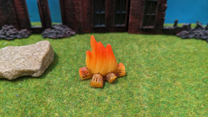 Mini Feuerstelle Lagerfeuer passend für 1:12 oder 1:18 (Playmobil)