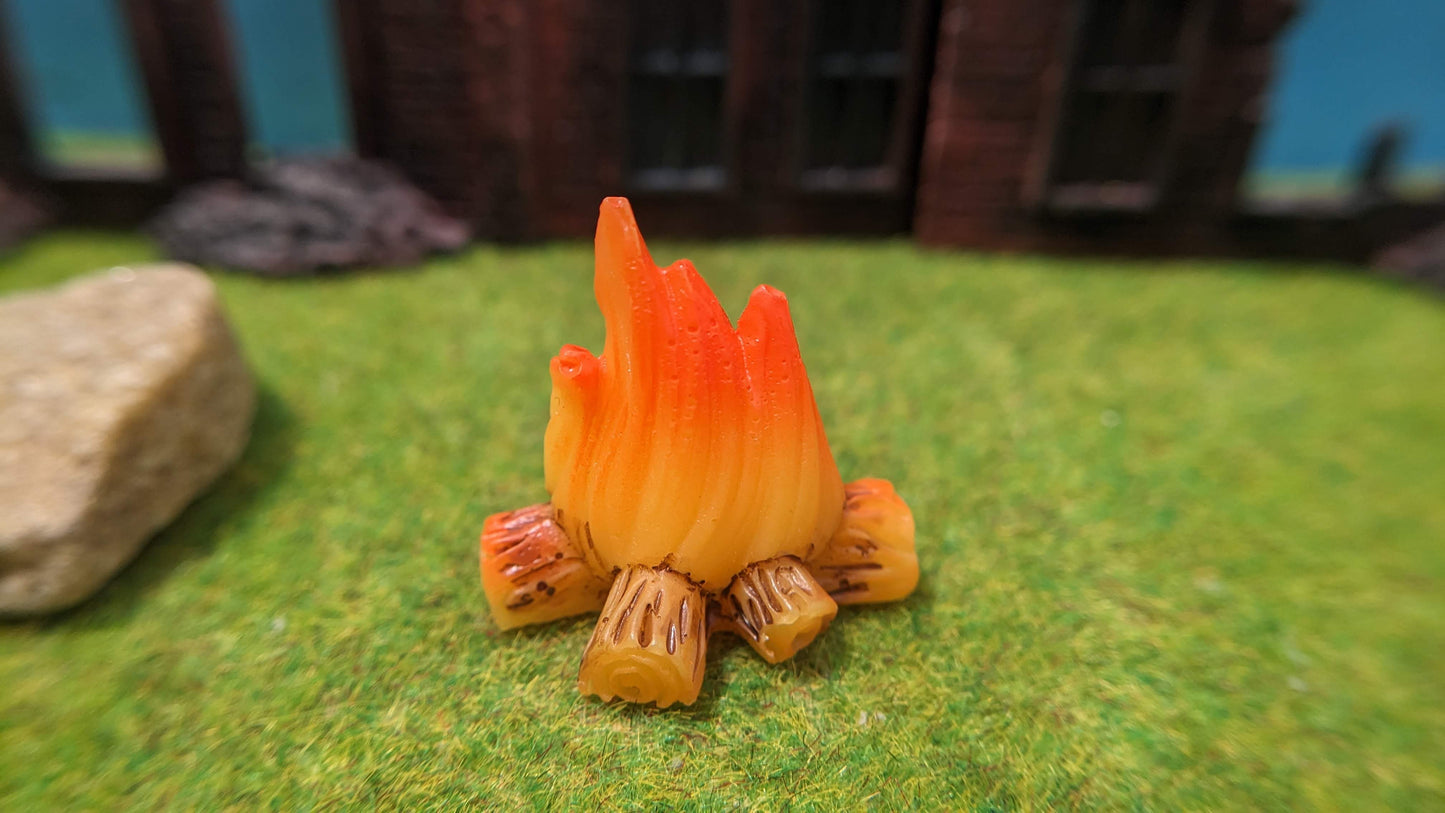 Mini Feuerstelle Lagerfeuer passend für 1:12 oder 1:18 (Playmobil)