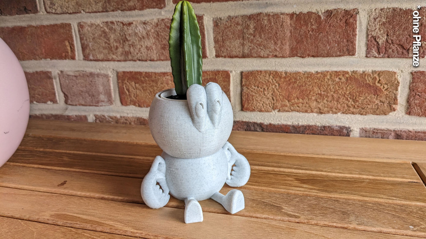 Harry Plant "Mr. Crabsplant" lustiger Blumentopf als Krabbe