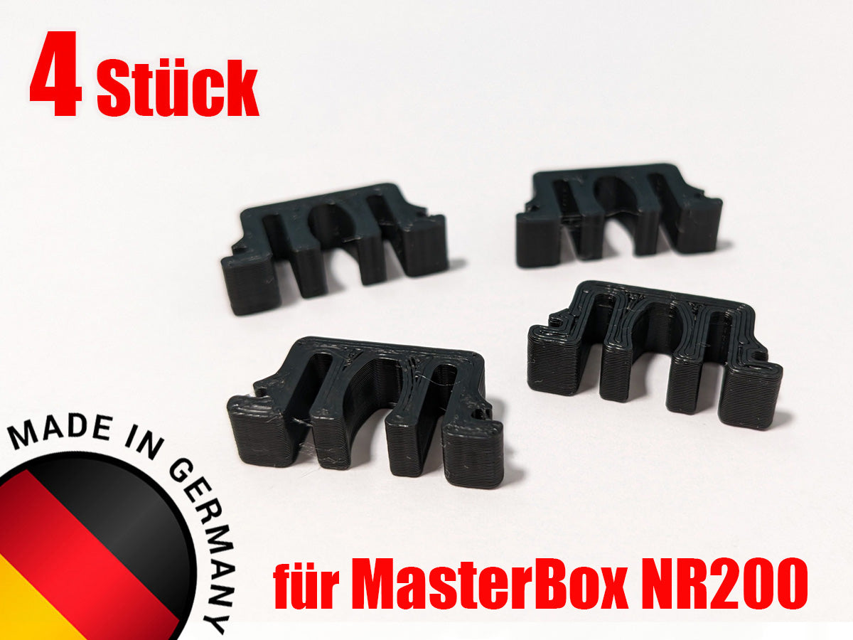 4x Halteclip Halterung Clip passend für Coolermaster MasterBox NR200