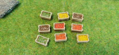 Obstkisten aus Holzfilament für Wochenmarkt Gemüse Obst Bauernhof etc.