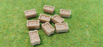 Obstkisten aus Holzfilament für Wochenmarkt Gemüse Obst Bauernhof etc.