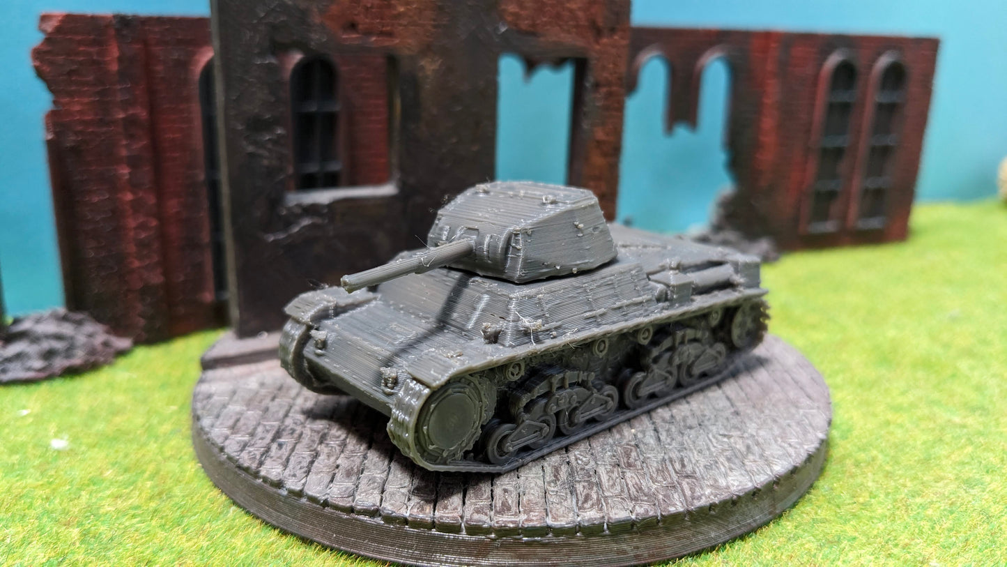 Carro Armato P40 italienischer schwerer Panzer ohne Schürzen