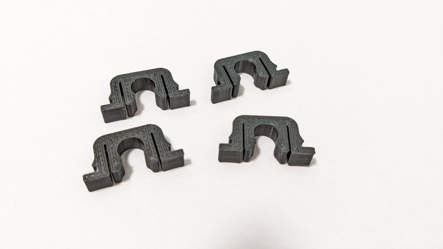 4x Halteclip Halterung Clip passend für Fractal Design Meshify Case