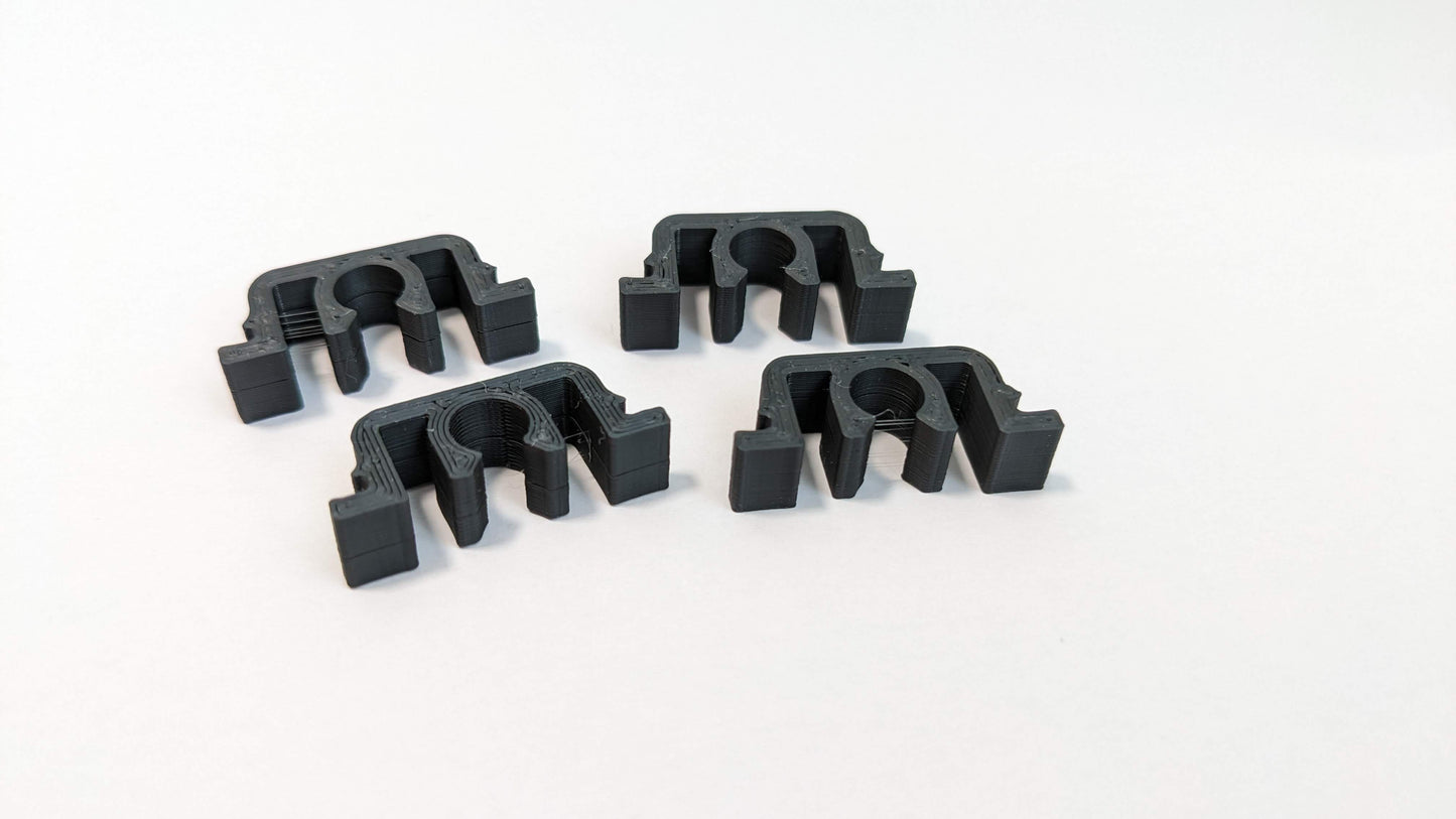 4x Halteclip Halterung Clip passend für Corsair 4000D Frontblende