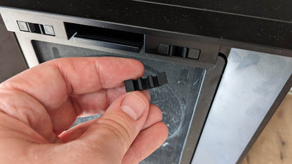 4x Halteclip Halterung Clip passend für Corsair 4000D Frontblende