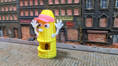 Maiskolben Verkaufsstand lustige Jahrmarktbude