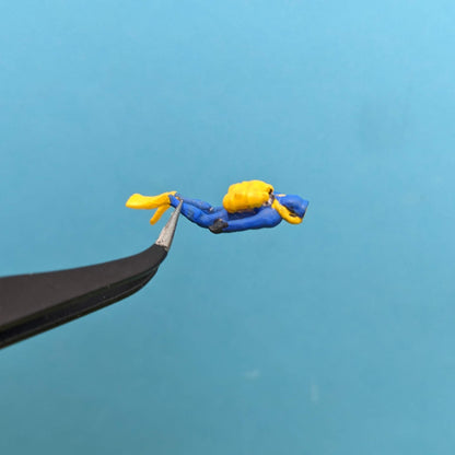 Sport Taucher Scuba Diver Figur aus Resin - wahlweise bemalt