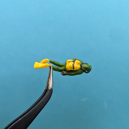Sport Taucher Scuba Diver Figur aus Resin - wahlweise bemalt