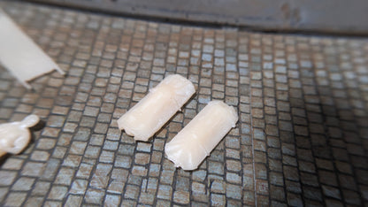 6x Figuren Set "Unfallort" in 1:87 (Spur H0) aus Resin - unbemalt