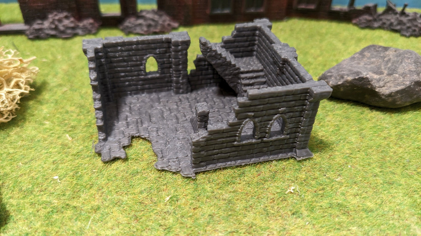 Alte Ruine Burgruine (Variante Groß) – Verfallenes Haus Trümmer