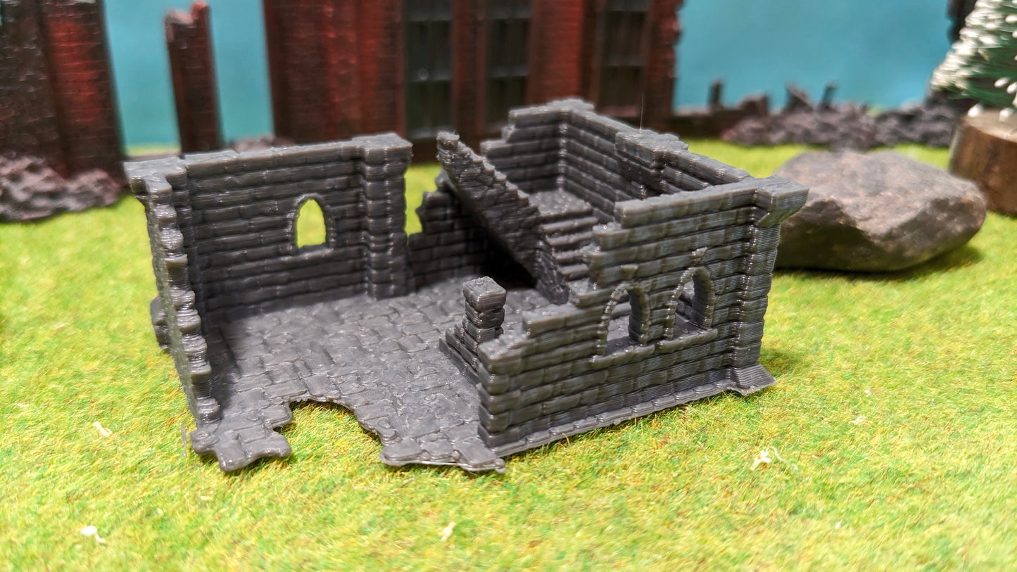 Alte Ruine Burgruine (Variante Groß) – Verfallenes Haus Trümmer