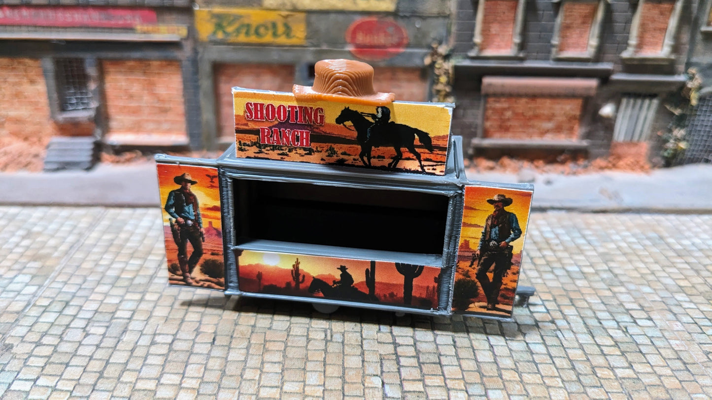 Kirmesbude "Western Ranch" Kirmes Schießbude Bausatz