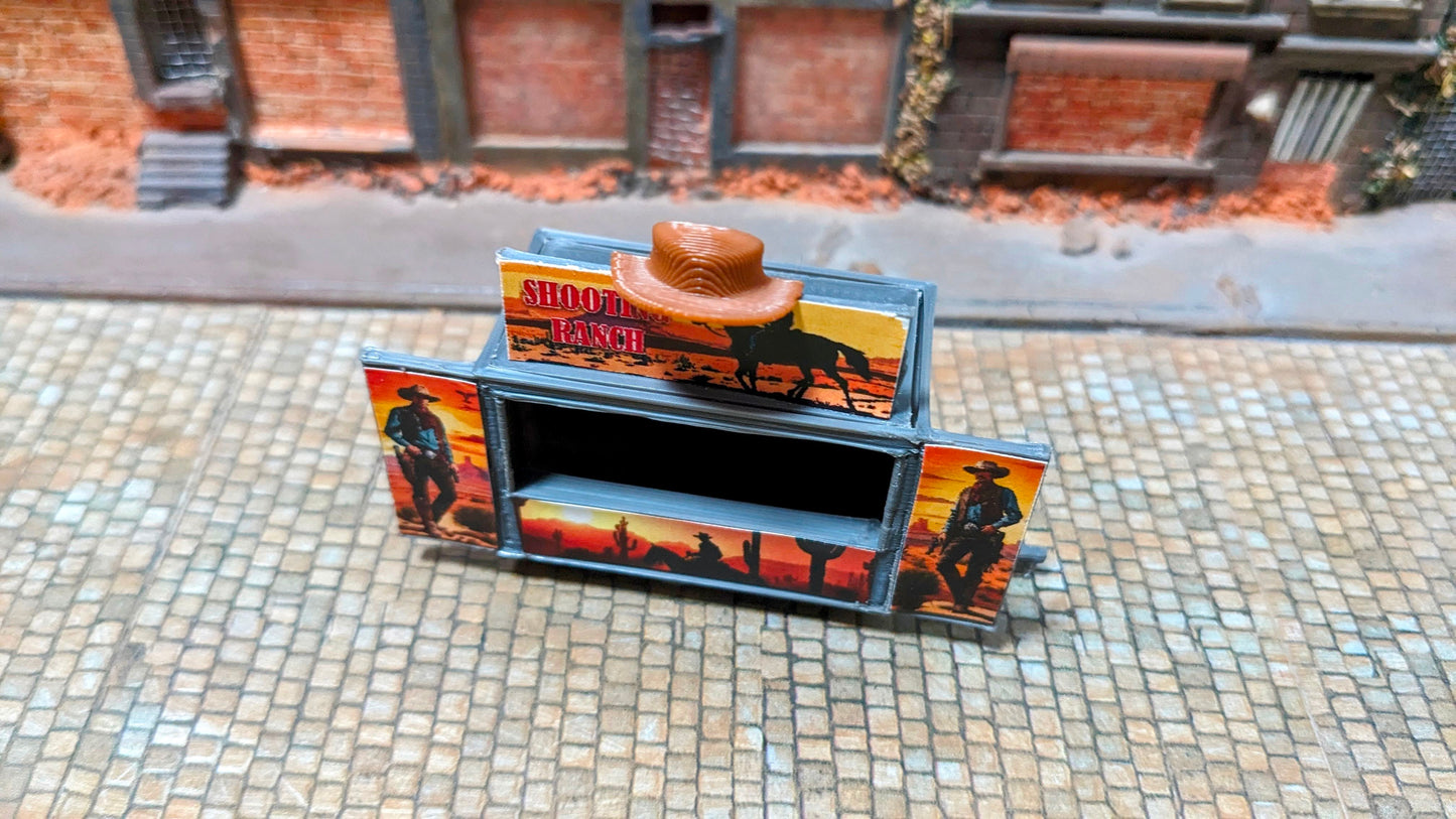 Kirmesbude "Western Ranch" Kirmes Schießbude Bausatz
