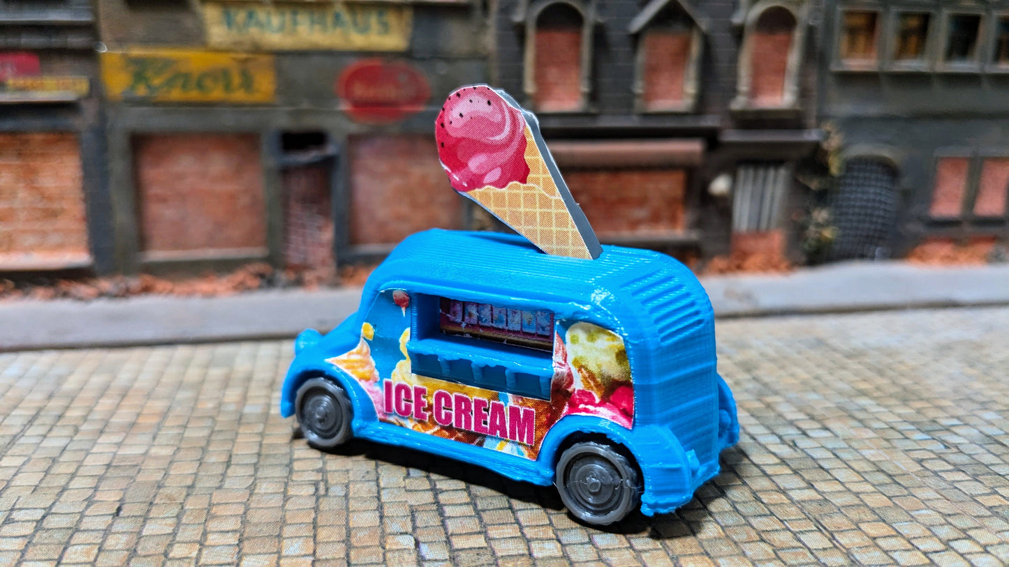 Eiswagen "Ice Cream" Kirmes Eisbude Eisstand Foodtruck