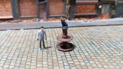 Greyfriars Bobby Scotland Bronze Statue H0 (1:87) aus Resin