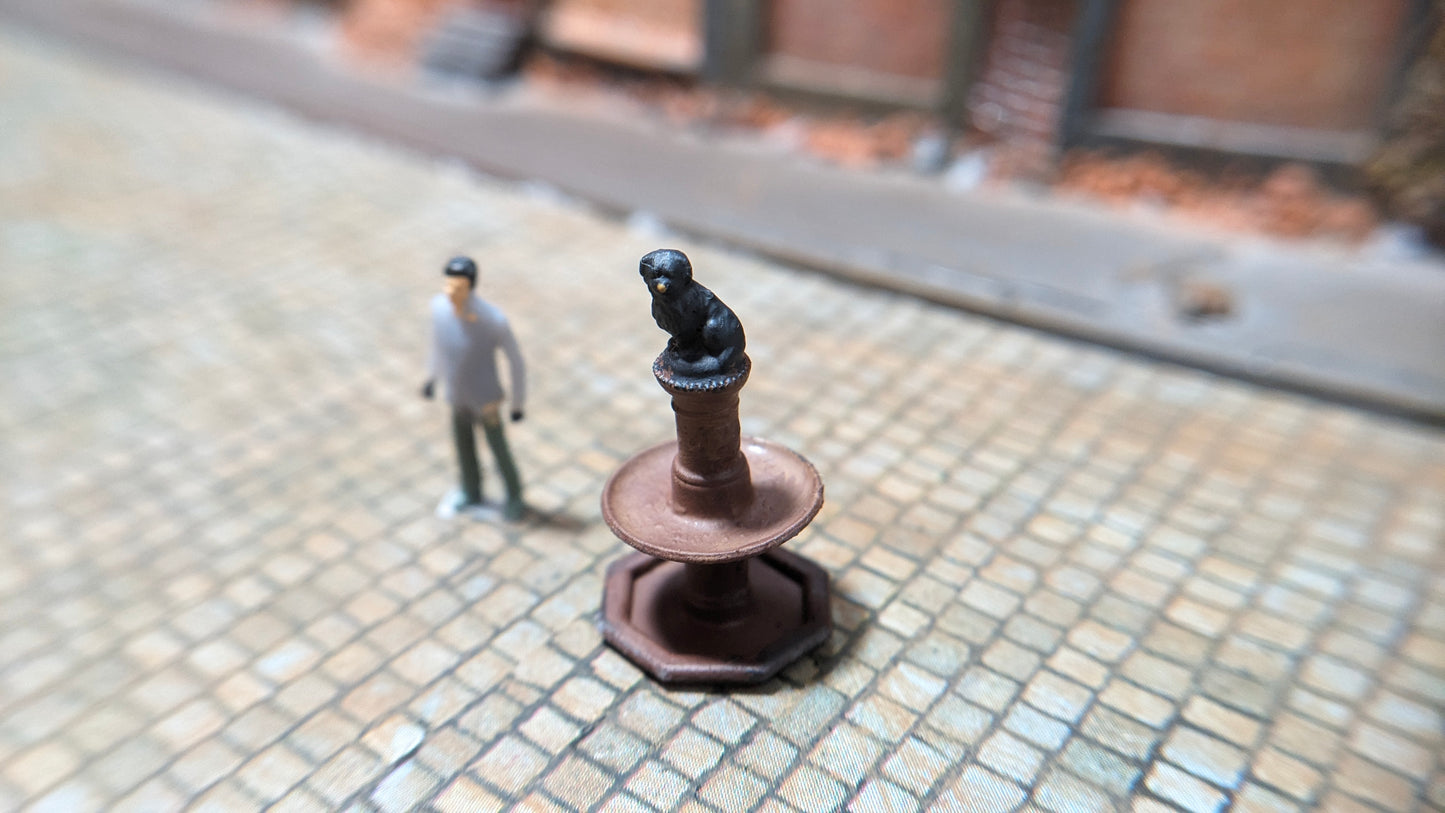 Greyfriars Bobby Scotland Bronze Statue H0 (1:87) aus Resin