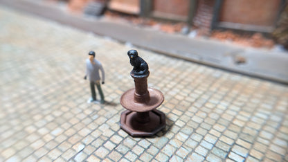 Greyfriars Bobby Scotland Bronze Statue H0 (1:87) aus Resin