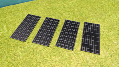 8 Stück Solarmodule Solarzellen Set (große Version)