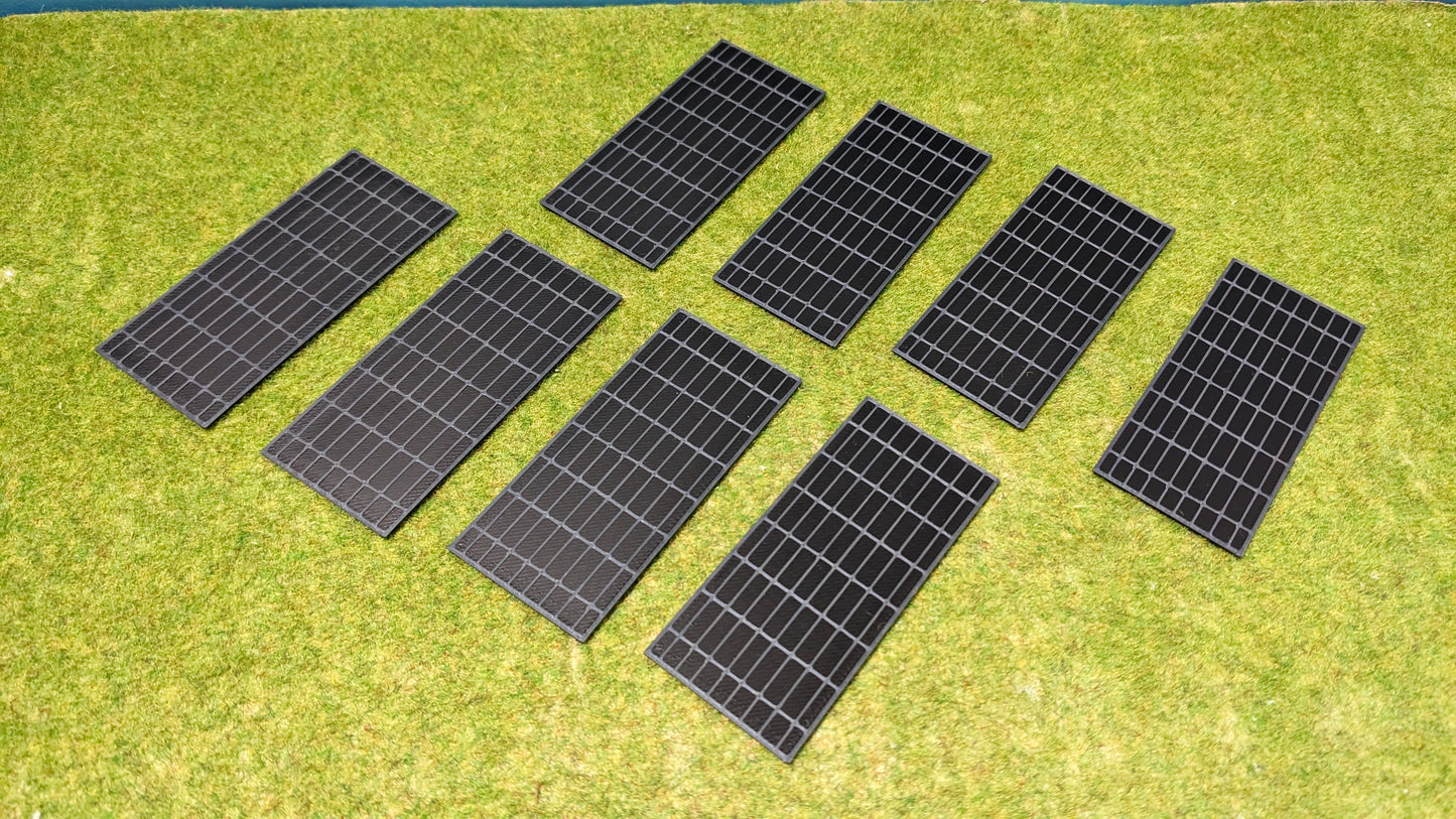 8 Stück Solarmodule Solarzellen Set (große Version)