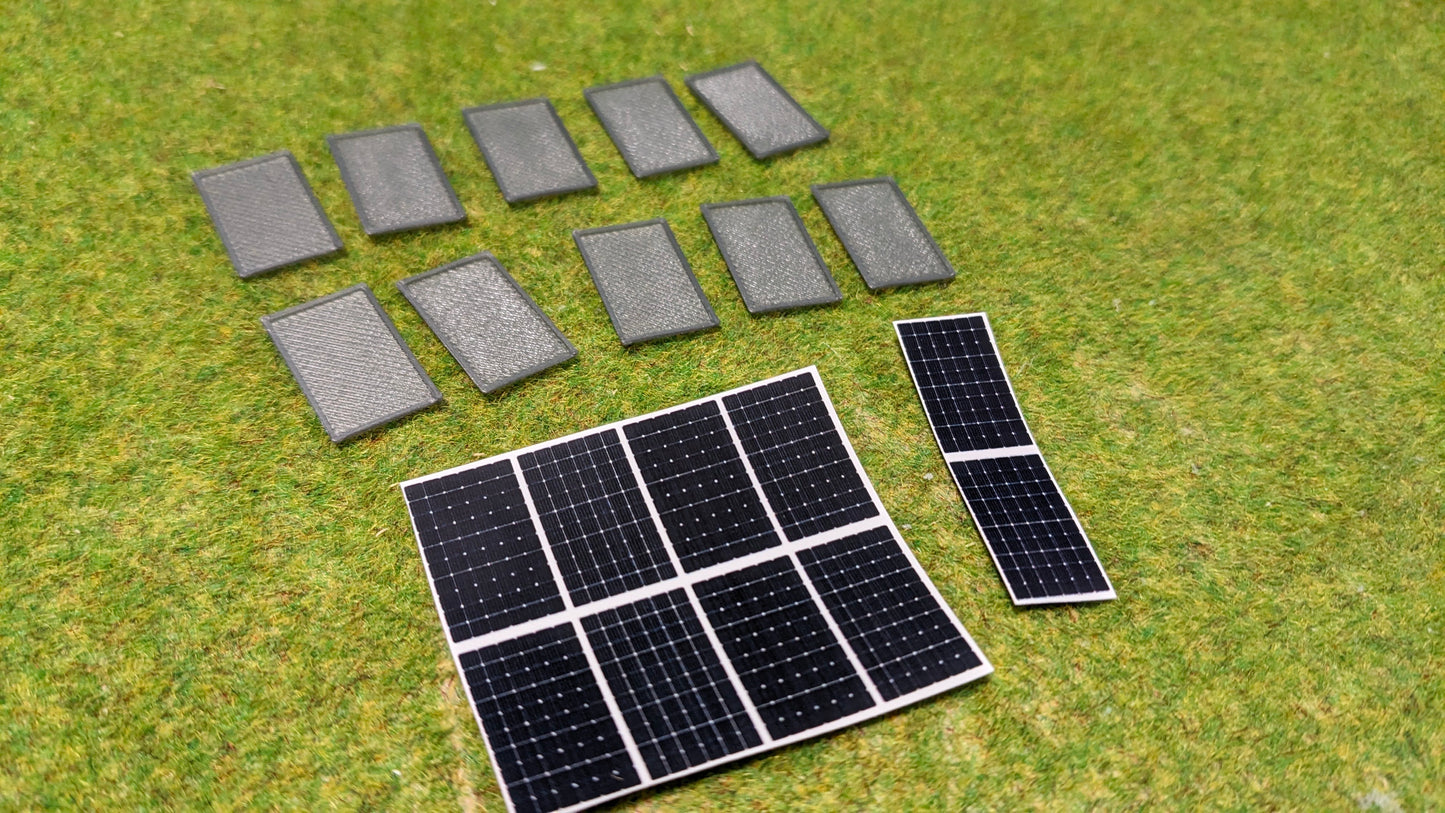 10 Stück Solarmodule für Häuser, Dächer etc.