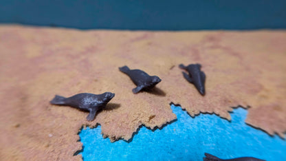 6x Robben Seehunde Hafendeko usw.