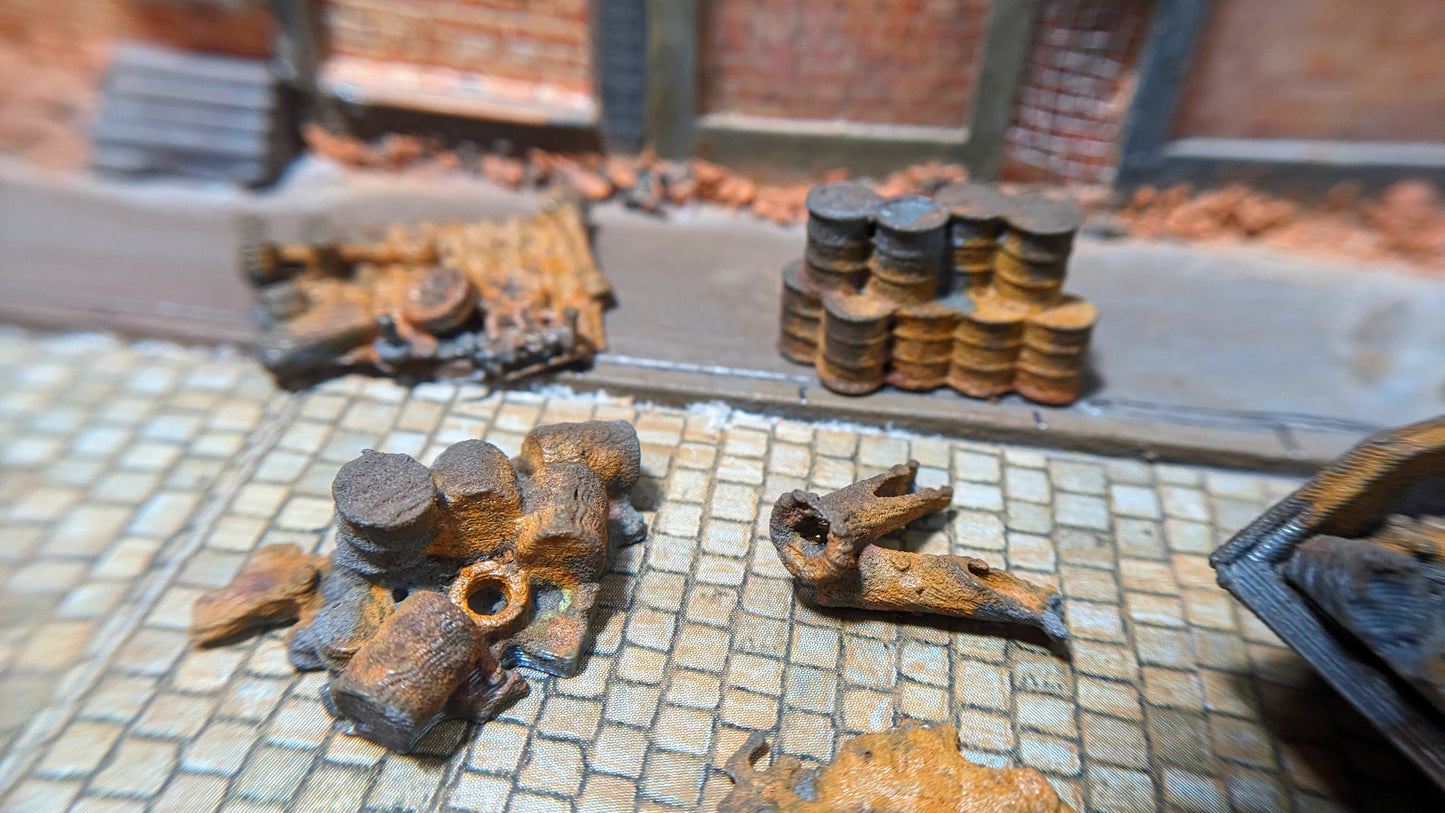 Schrottplatz Schrotthandel Industrieschrott ggg. rostig