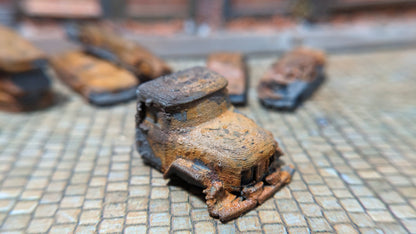 11 Rostige Autos für Schrottplatz usw. für Spur H0 (1:87), Spur N (1:160)