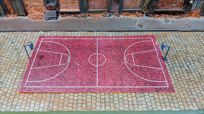 Basketballplatz + Körbe Bausatz | Basketball Court