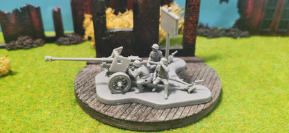 Deutsche 7,5cm PaK 40 (Panzerabwehrkanone) + Figuren 1:72 - unbemalt