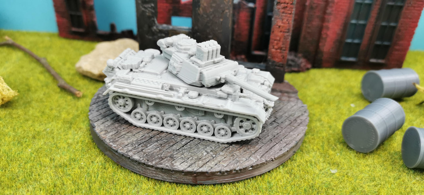 Panzerkampfwagen III "PzKpfw III" – Deutscher mittlerer Panzer