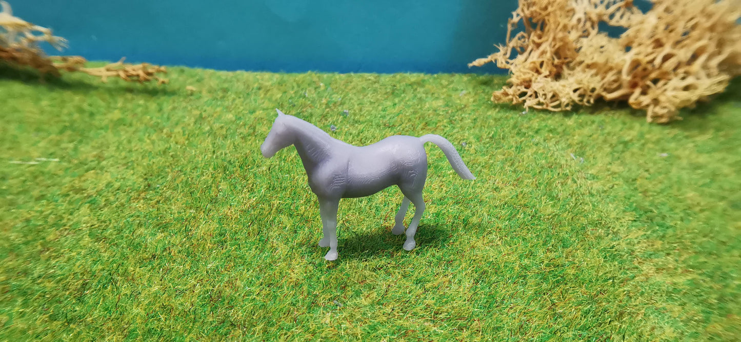 Pferd Hengst Pferde aus Resin 1:87 (H0) - bemalt oder unbemalt