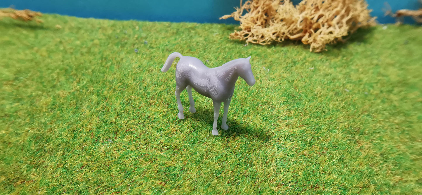 Pferd Hengst Pferde aus Resin 1:87 (H0) - bemalt oder unbemalt